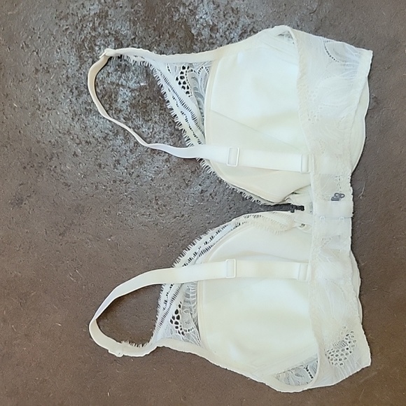 Large Bra White lace pushup bra Simone Perele 36 D - Picture 3 of 6